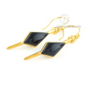 18k Gold Earrings, Wholesale Supplier For Black Onyx Gemstone Earrings For Women